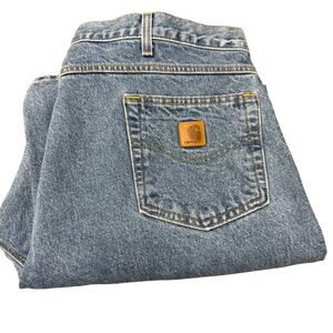 Carhartt Jeans Traditional Fit Blue Denim B18 STW Mens 44x32 ACTUAL